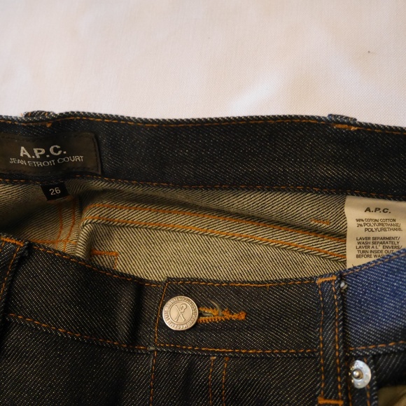 A.P.C. Raw Denim Jeans - Picture 4 of 4
